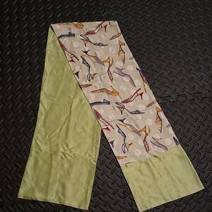 Elegant Scarf with Shoe Design